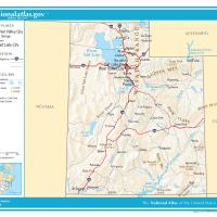 US Map- Utah General Reference