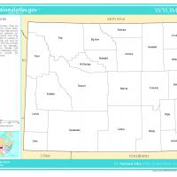 US Map- Wyoming Counties