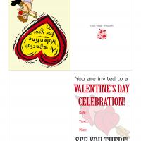 Valentine Cupid Party Invitation