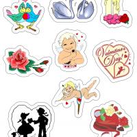 Valentine Icons Sticker