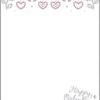 Valentine Jewels Stationery image about Valentine Stationery Free Printable identified as Valentine Jewels Stationery