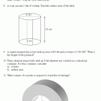 Volume And Surface Area Word Problem 2