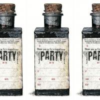 Wizard Potion Bottle Party Invitation