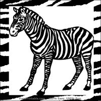 Zebra Flash Card