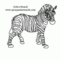 Zebra Stencil